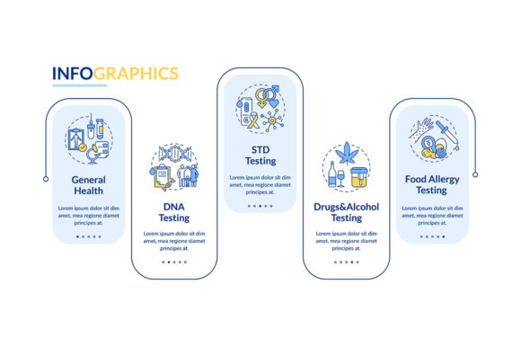 Diagnostic Tests Vector Infographic Design Guide