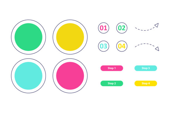 Evaluating Blank Bright Vector Infographic Elements for Professional Design