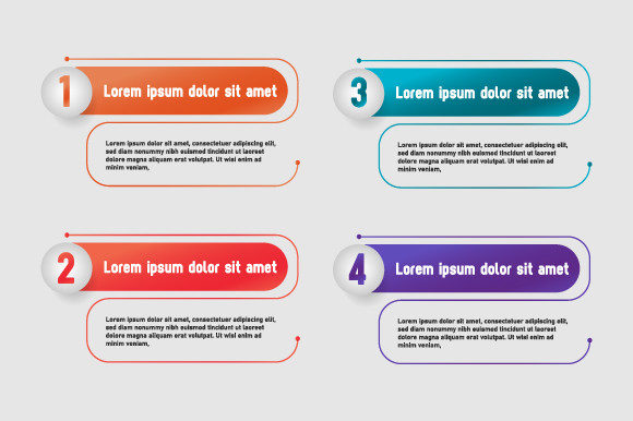 Evaluating Minimalist Infographic Set Banner Design for Professional Visual Communication