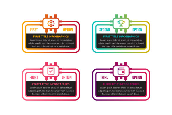 IC Infographic Panel Four Option Design Guide