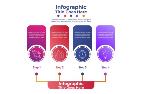 Maximizing Design Efficiency with Editable Four Step Funnel Infographic Vector Files