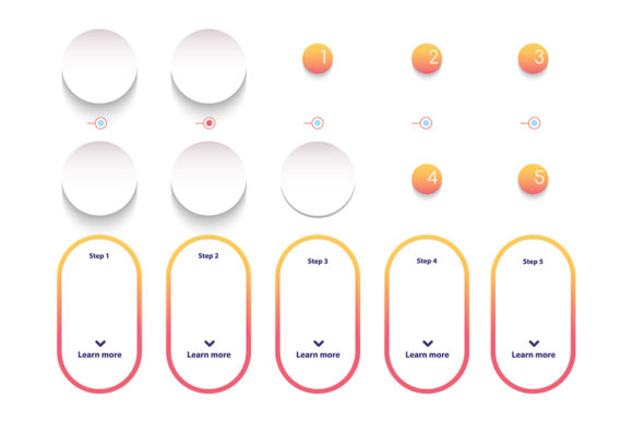 Round Vector Infographic Elements Set: A Strategic Asset for Visual Communication