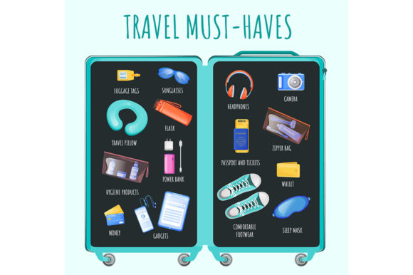 Travel Must Haves Infographic Template Guide
