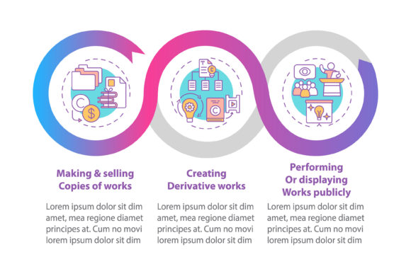 Unique Author Rights Vector Infographic: A Practical Guide to Licensing and Usage